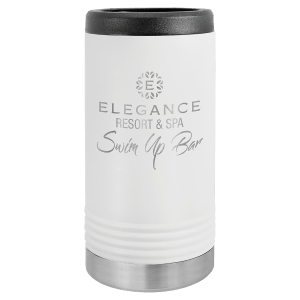 White Polar Camel Slim Beverage Holder