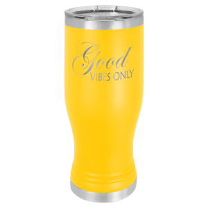 Yellow 20 oz. Polar Camel Pilsner Tumbler with Clear Lid