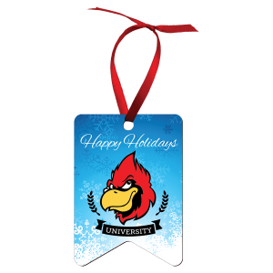 Silver Louisville Cardinals 3.5'' x 2'' Bag Tag