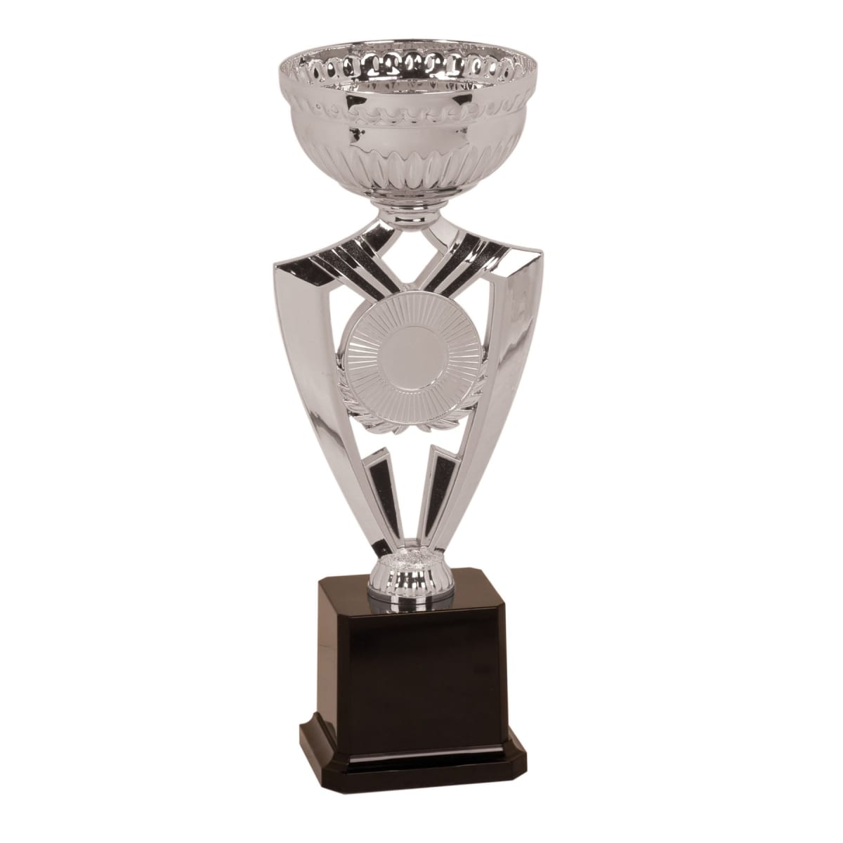 11 1/4" Silver Ribbon 2" Insert Holder Easy Cup Kit