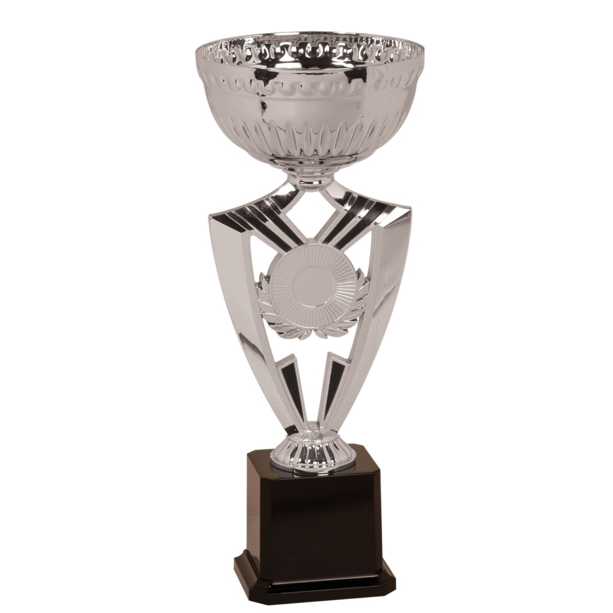 13 1/2" Silver Ribbon 2" Insert Holder Easy Cup Kit