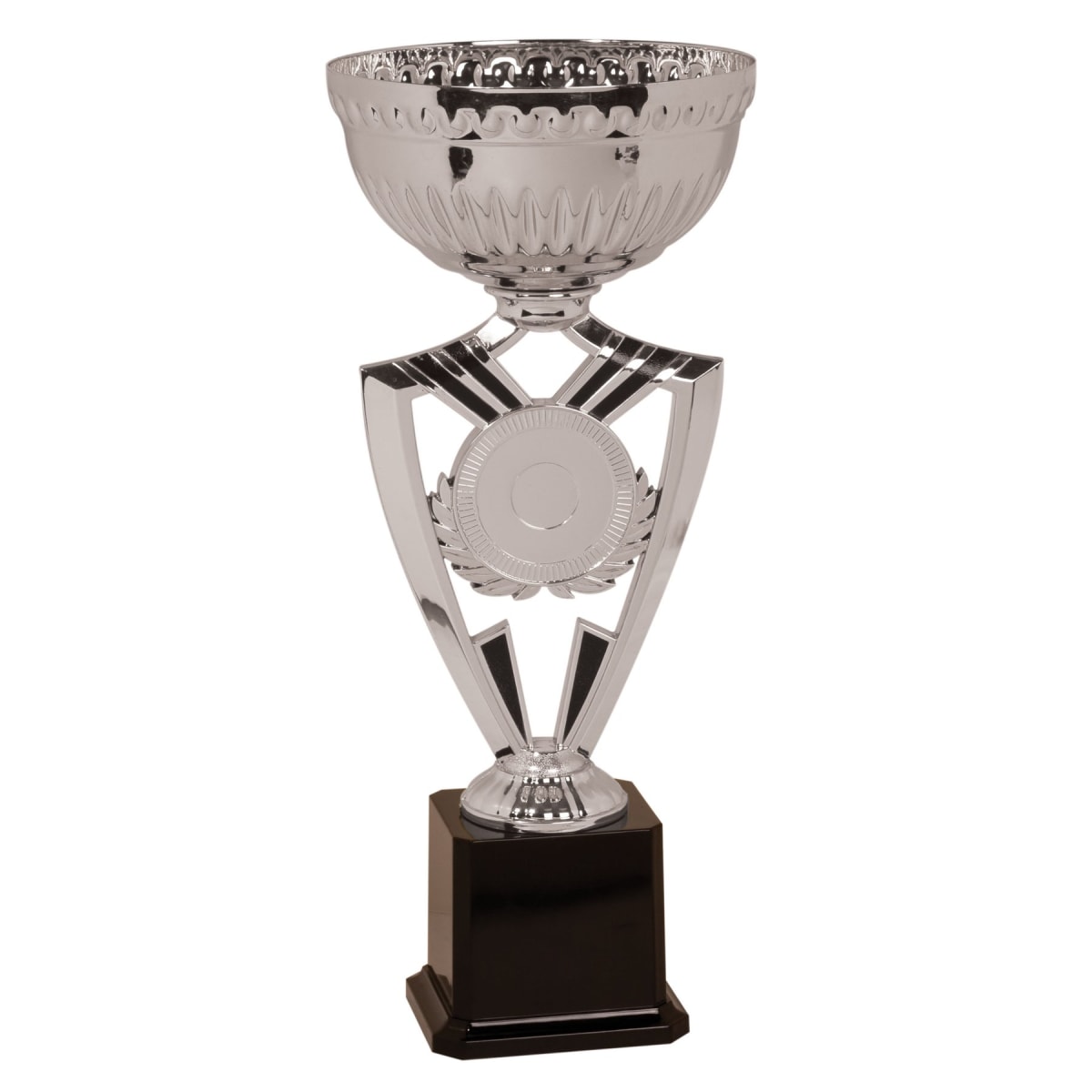15" Silver Ribbon 2" Insert Holder Easy Cup Kit