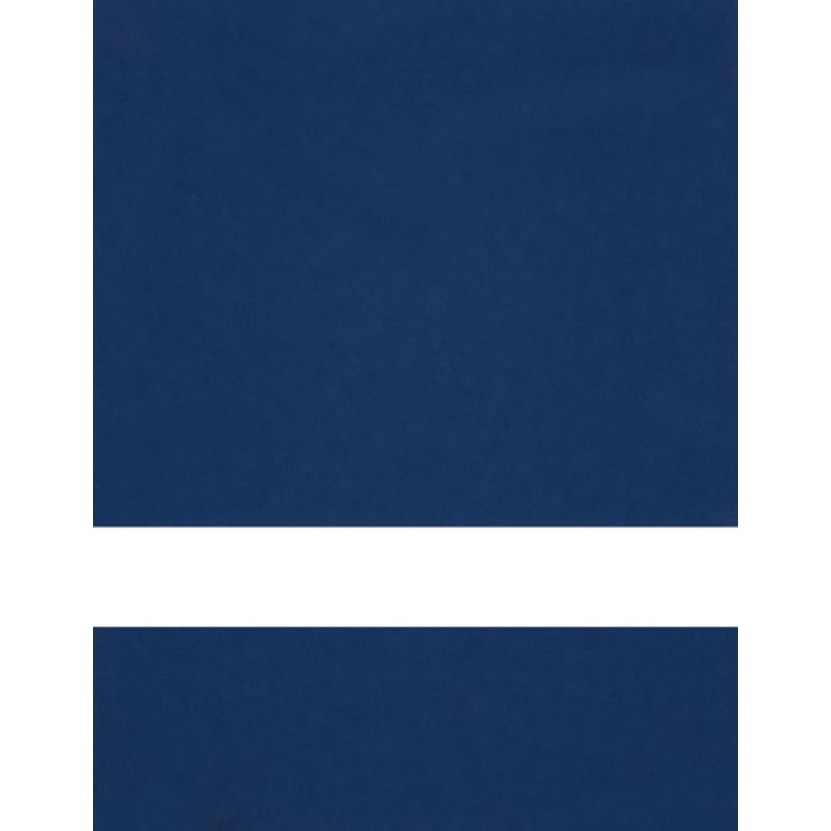 24" x 24" x 1/16" Clear Matte/Navy Duets Reverse Laser XT Plastic