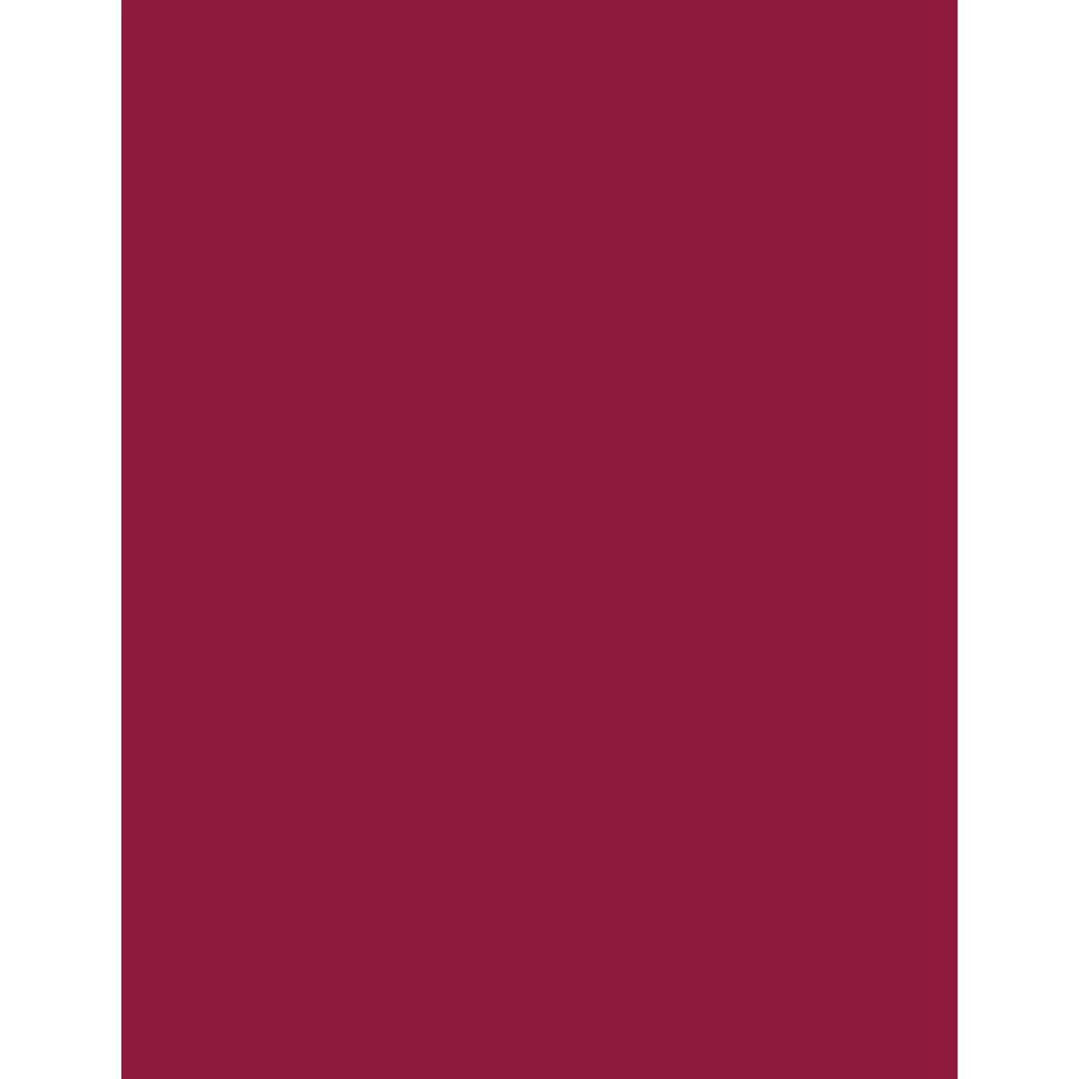 24" x 49" x 1/32" Burgundy Duets ADA Applique Plastic with 3M Adhesive