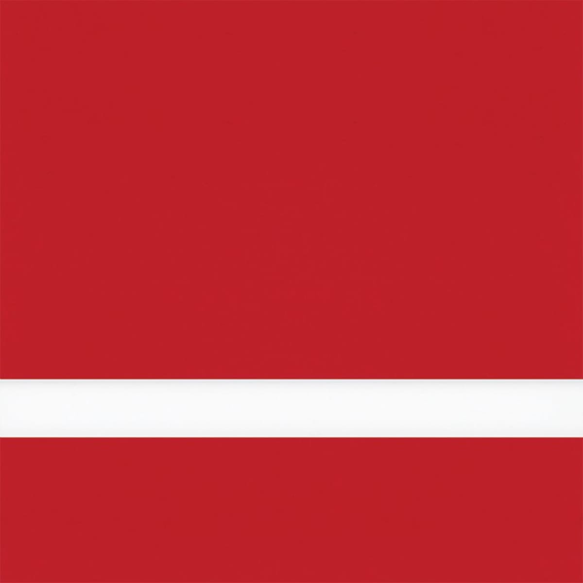 24" x 49" x 1/16" Red/White Duets Dura-Guard Laser XT Plastic Sheet