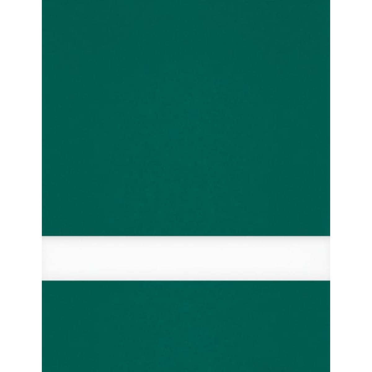 24" x 49" x 1/16" Evergreen/White Matte Laser XT Plastic