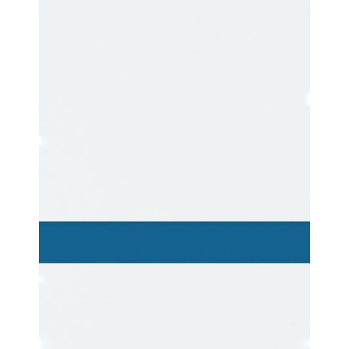 24" x 24" x 1/16" White/Blue Matte Duets Laser XT Plastic