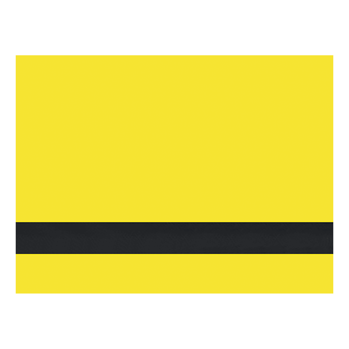 Undersize cut 1/8" Yellow/Black Outdoor/Indoor Laser XT