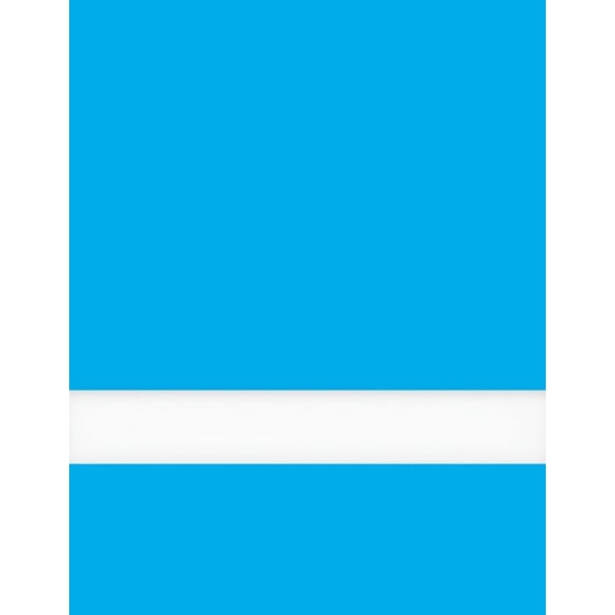 24" x 49" x 1/16" Light Blue/White Matte Duets Laser XT Plastic