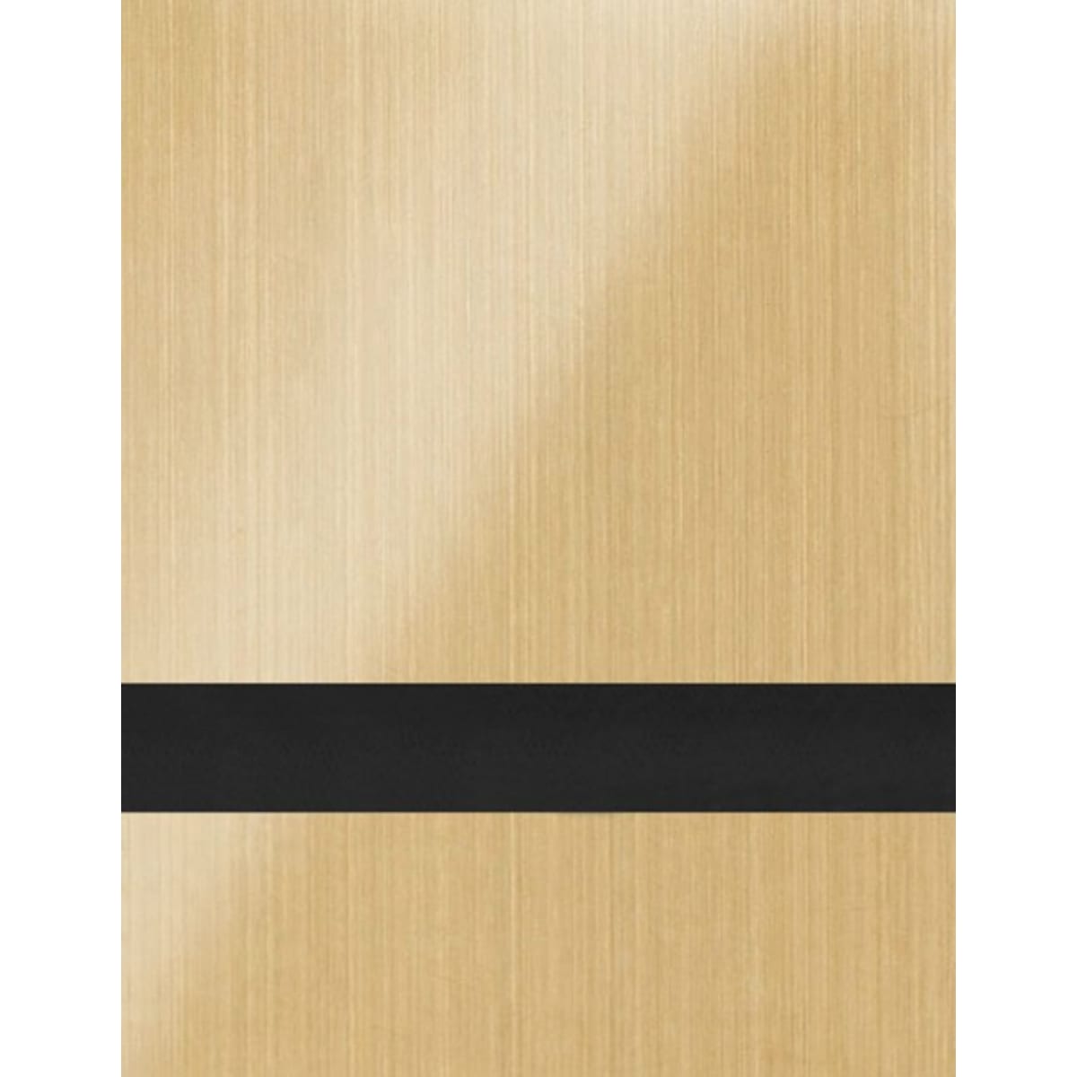 24" x 24" x 1/16" Brushed Satin Gold/Black Duets Laser Indoor Plastic