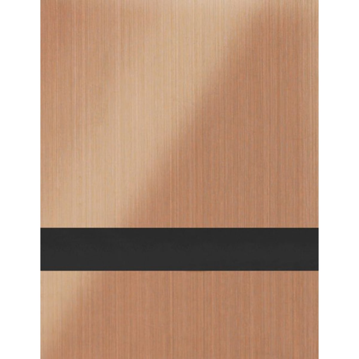 12" x 24" x 1/16" Brushed Copper/Black Gemini Duets Laser XT Plastic