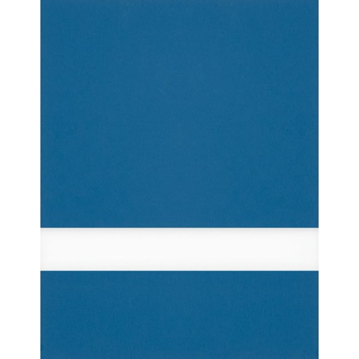24" x 49" x 1/16" Blue/White Matte Duets Rotary Indoor Plastic