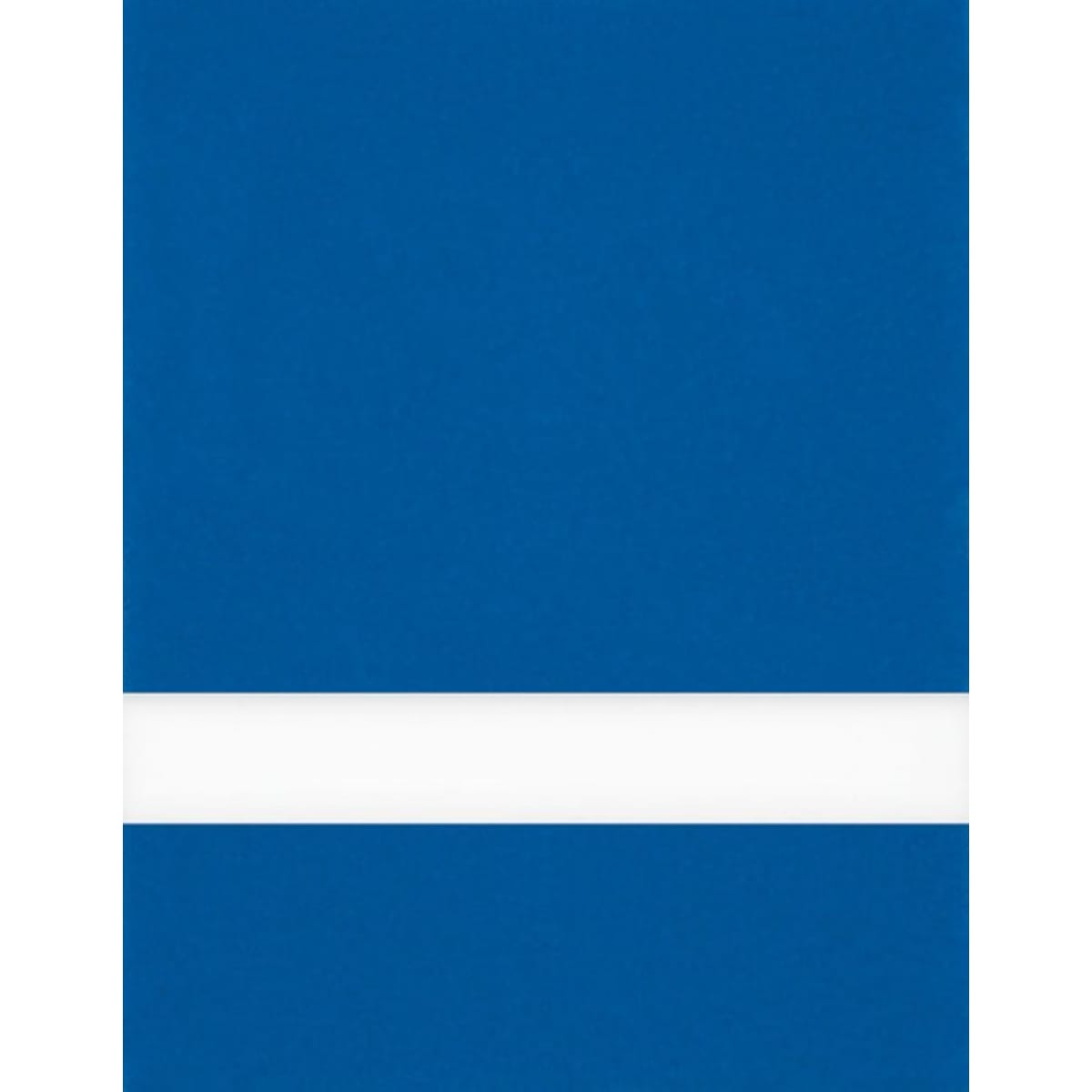 24" x 49" x 1/16" Sapphire/White Matte Duets Rotary Indoor Plastic