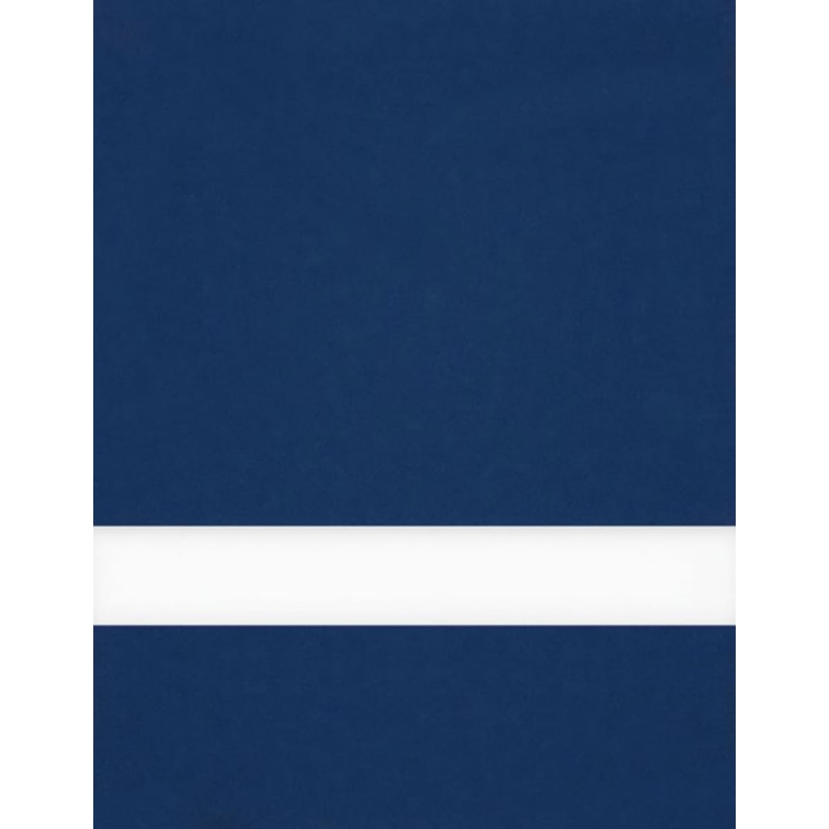 24" x 24" x 1/16" Navy/White Matte Duets Rotary Indoor Plastic