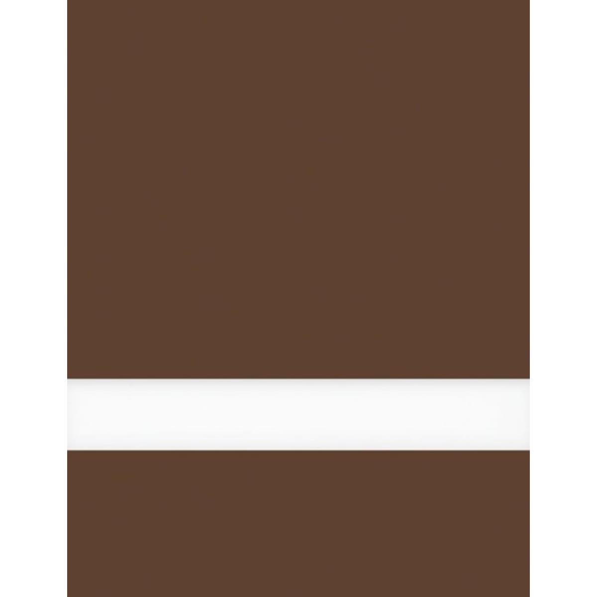 12" x 24" x 1/16" Brown/White Matte Duets Rotary Indoor Plastic