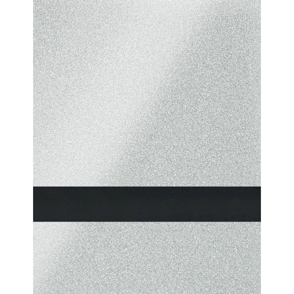 24" x 24" x 1/16" Silver/Black Duets Rotary Indoor Metal Plastic
