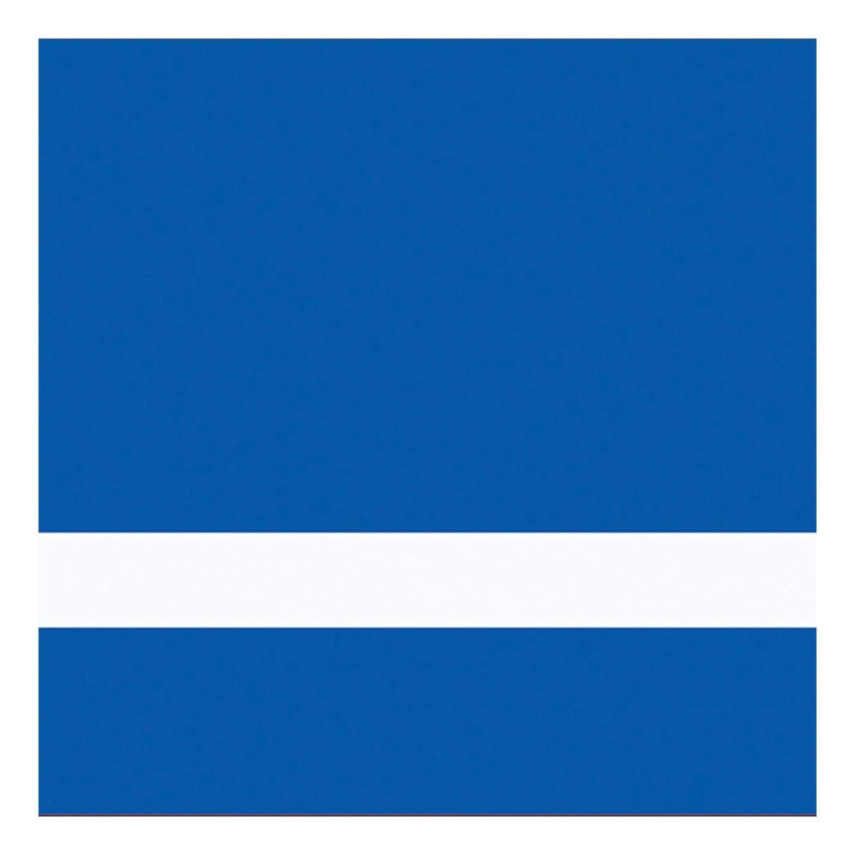 24" x 49" x 1/16" Matte Blue/White Gemini Duets Selects