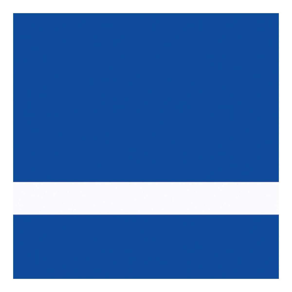 12" x 24" x 1/16" Matte Royal Blue/White Gemini Duets Selects
