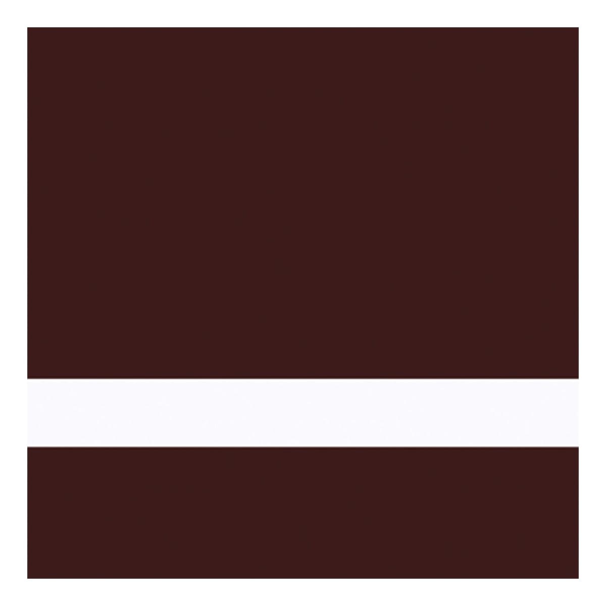 12" x 24" x 1/16" Chocolate Brown/White Duets Textures