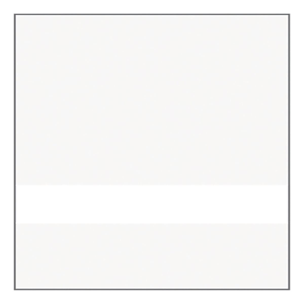 24" x 49" x 1/8" Clear/White Duets Reverse Ultimates