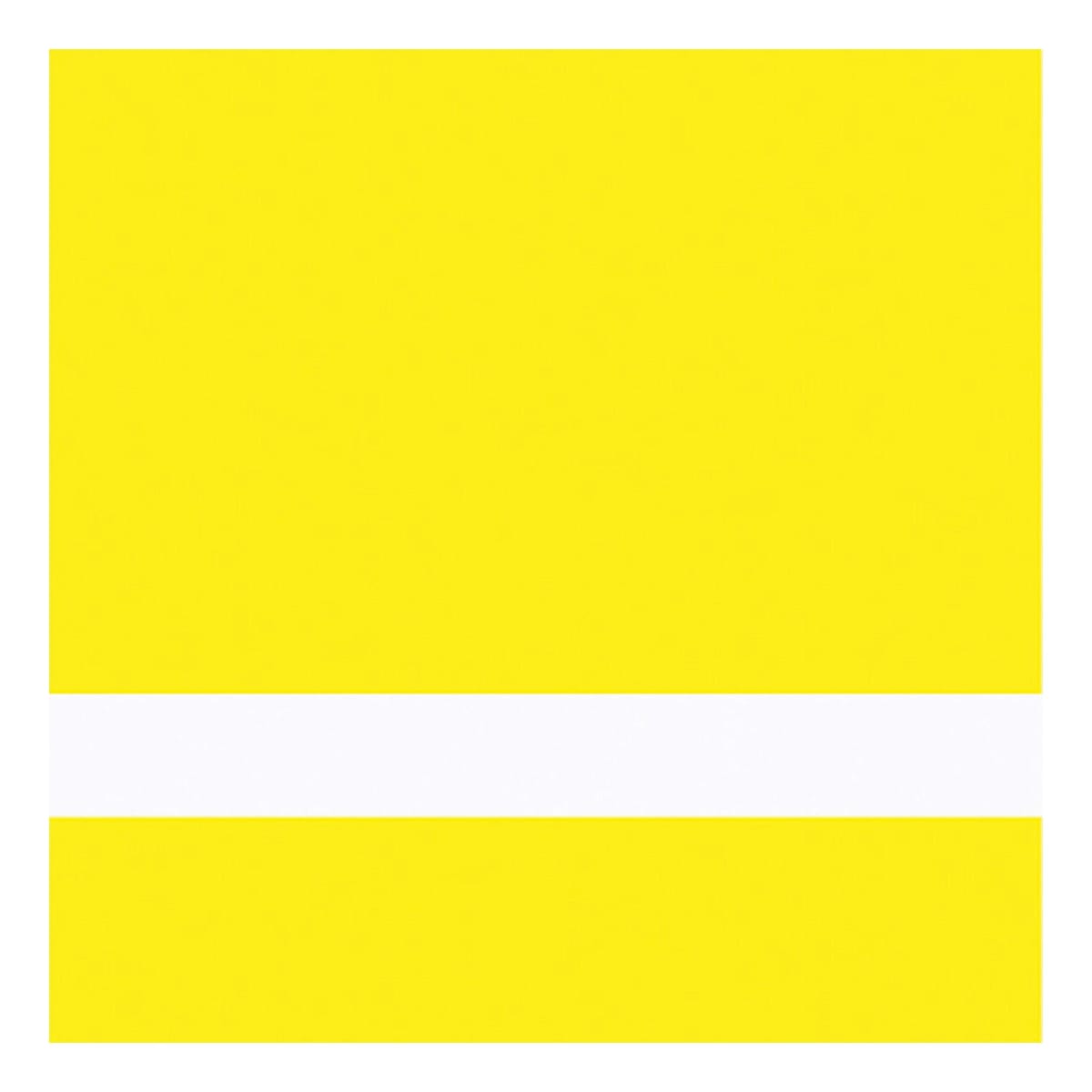 24" x 49" x 1/16" Clear/Yellow Duets Reverse Ultimates