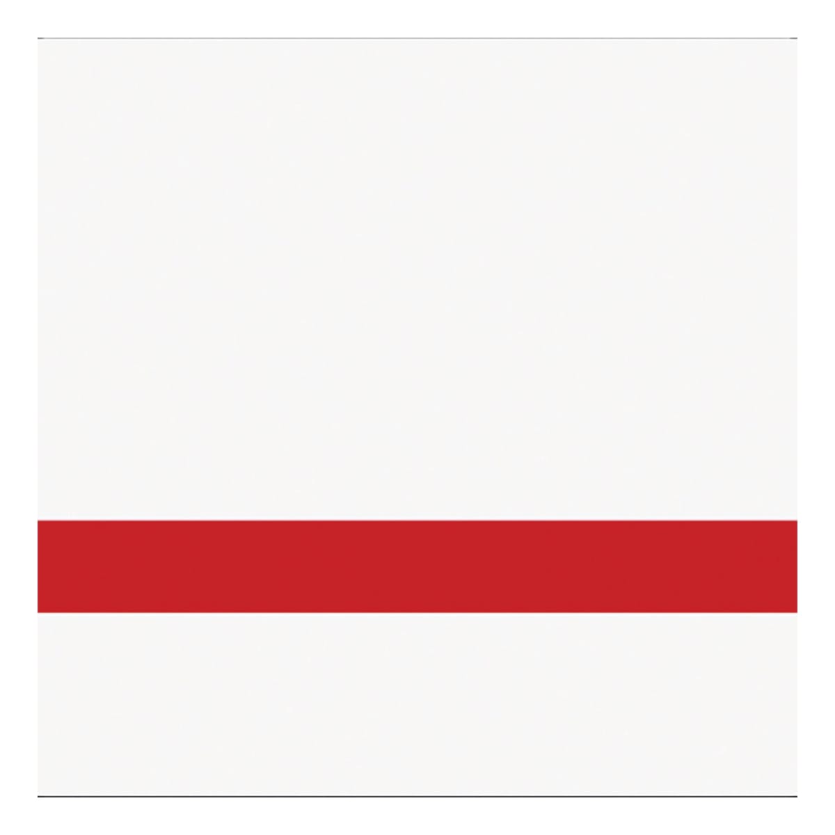 24" x 24" x 1/16" White/Red Duets Ultimates