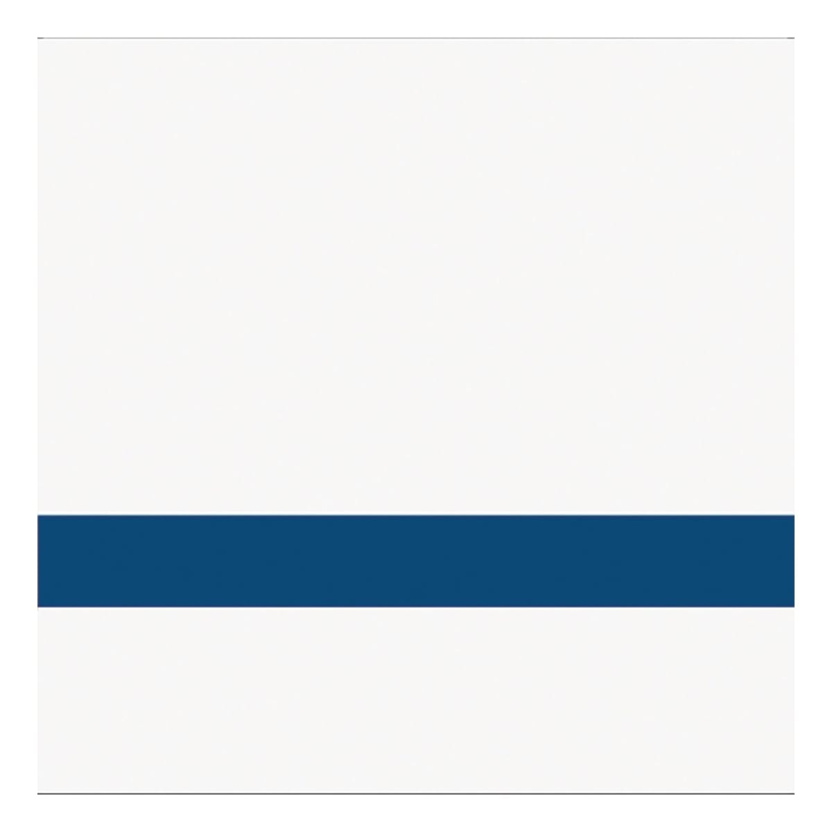 12" x 24" x 1/16" White/Blue Duets Ultimates