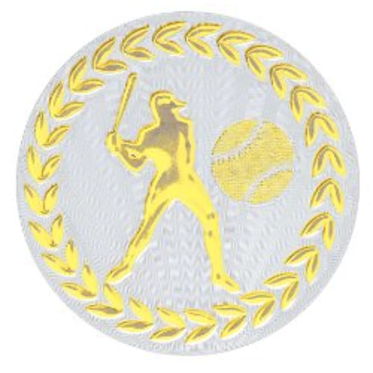2" Metallic Baseball/Softball Mylar