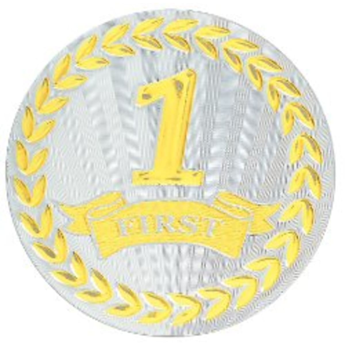 2" Metallic 1st Place Mylar