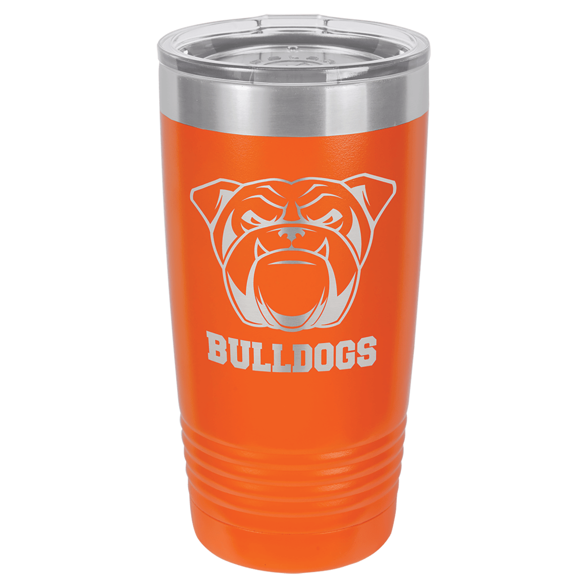 Polar Camel 20 oz. Orange Ringneck Tumbler with Standard Lid