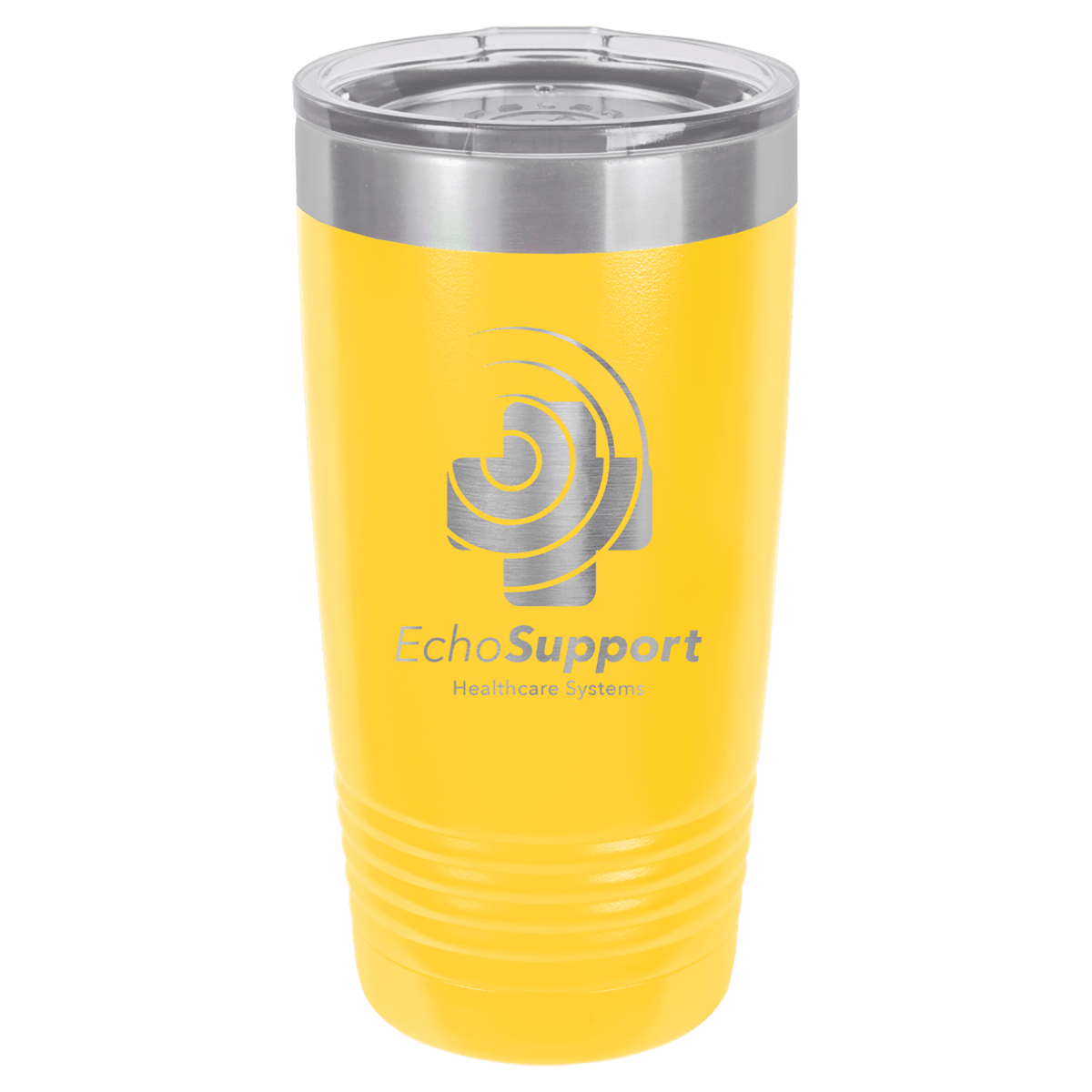 Polar Camel 20 oz. Yellow Ringneck Tumbler with Standard Lid