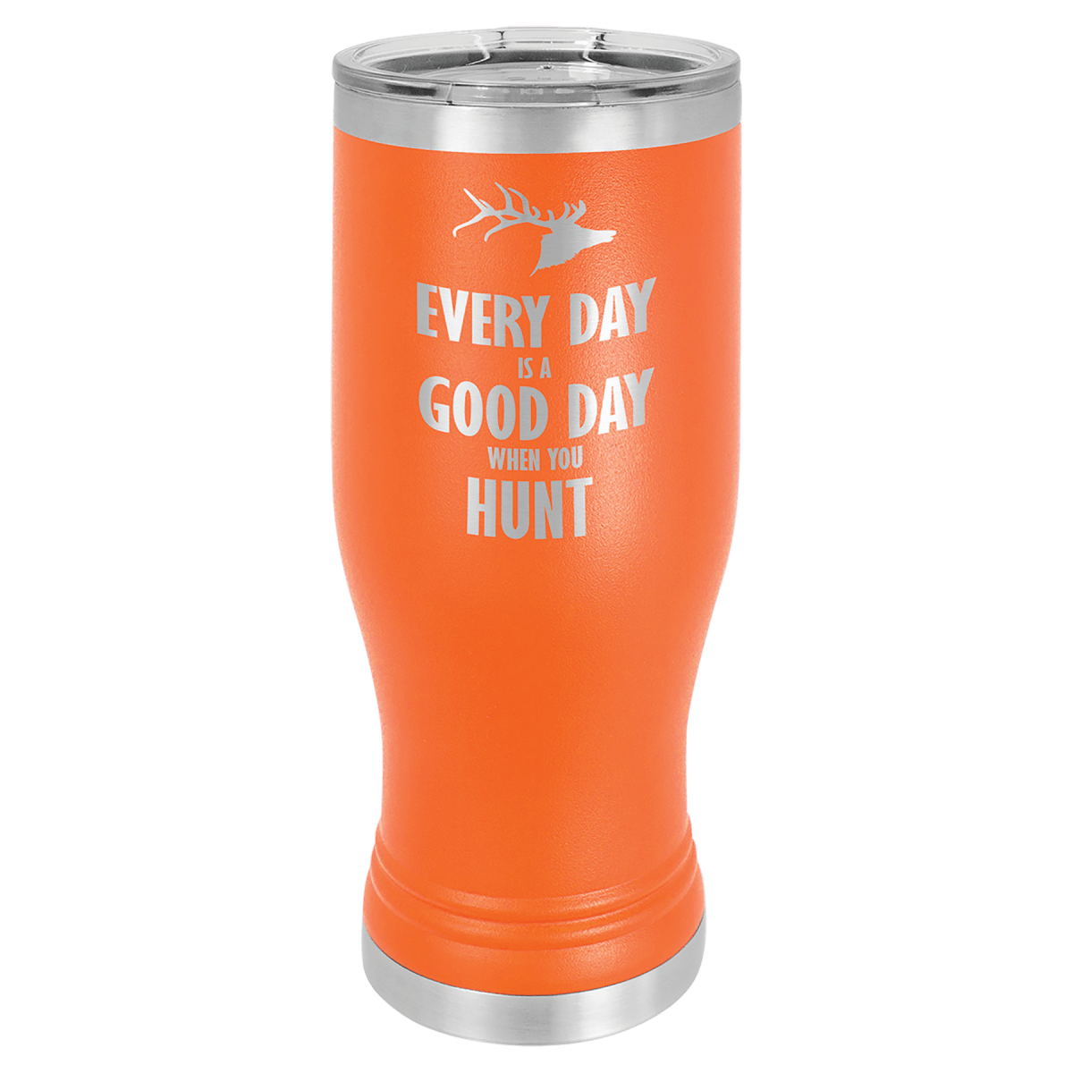 Polar Camel 20 oz. Orange Pilsner Tumbler with Standard Lid