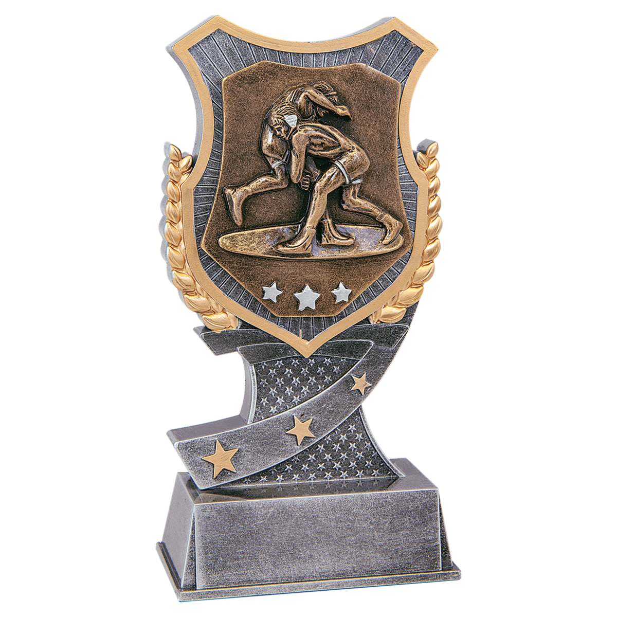 6" Wrestling Shield Award