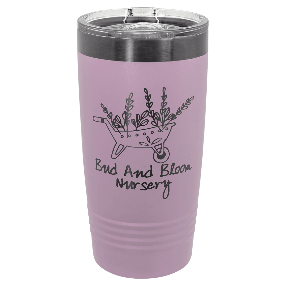 Polar Camel 20 oz. Moody Lilac/Ghost Black ION-Plated Black Ringneck