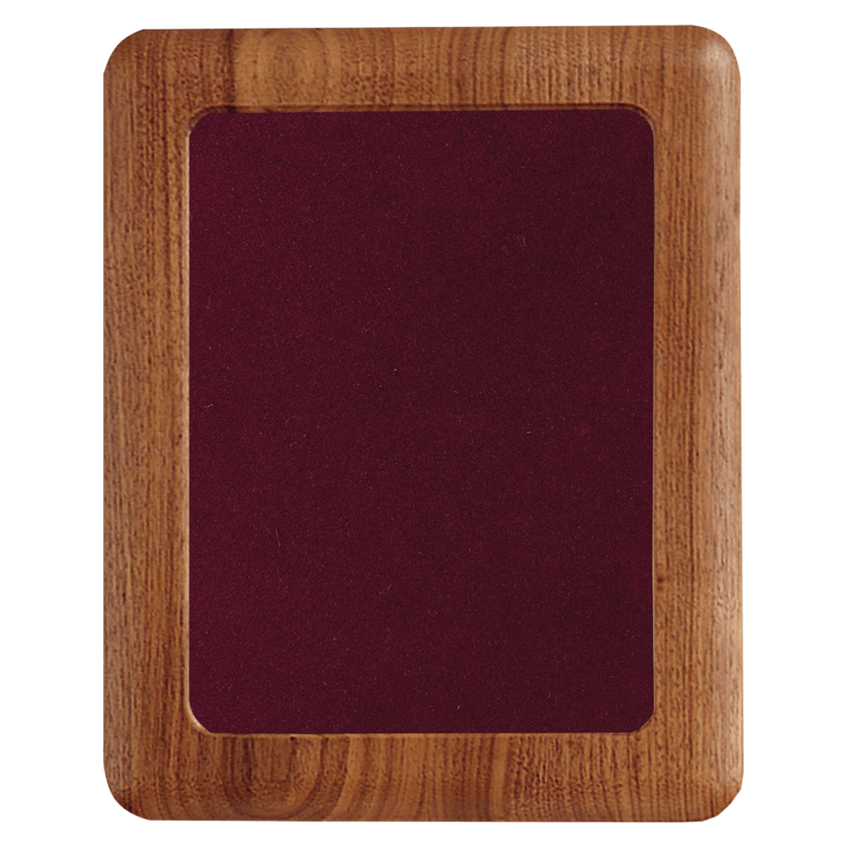 14" x 17" American Walnut Airflyte Frame with Maroon Velour Backing
