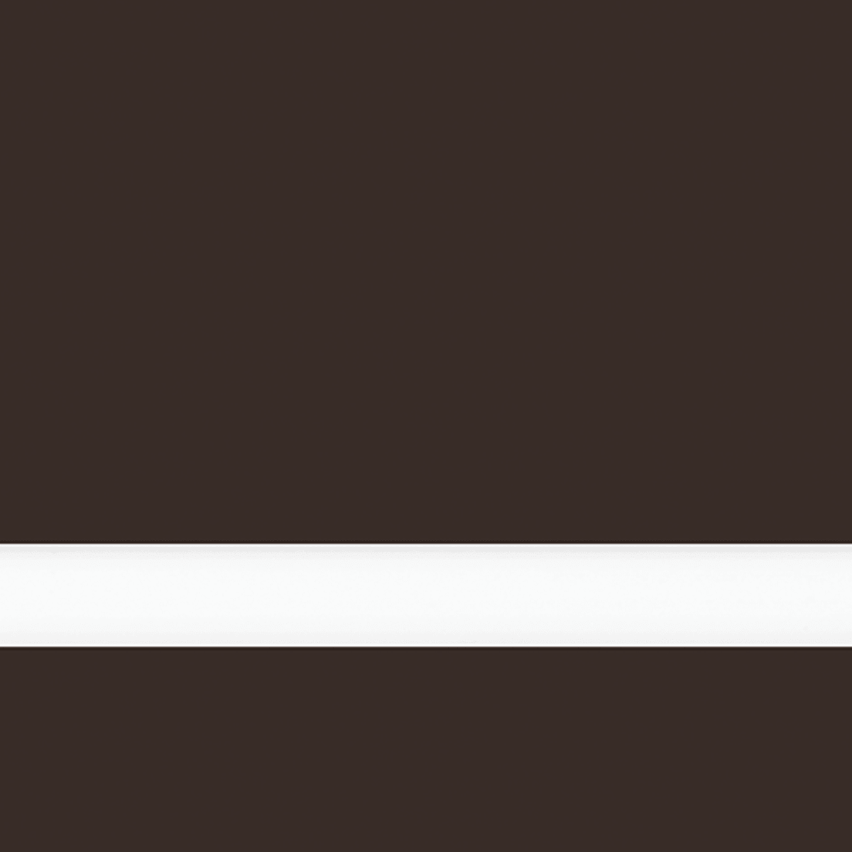 24X49 Duets Chocolate Brown/White 1/16 Laser Xt With Dura Guard