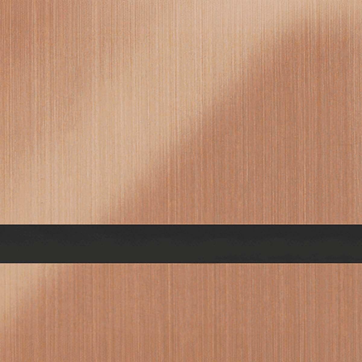 24X49 Duets Brushed Copper/Black 1/32- Laser Xt Metals No Adhesive