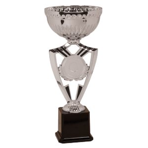 15" Silver Ribbon 2" Insert Holder Easy Cup Kit