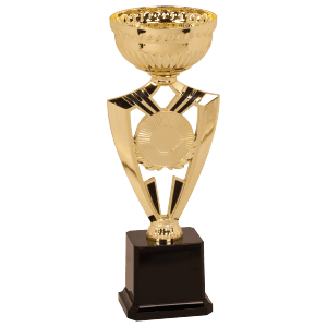 11 1/4" Gold Ribbon 2" Insert Holder Easy Cup Kit