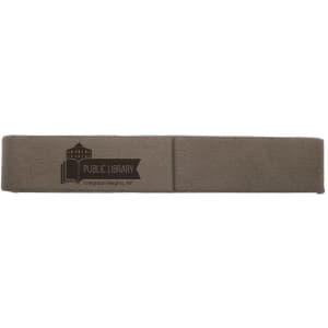 Gray Leatherette Single Pen Case