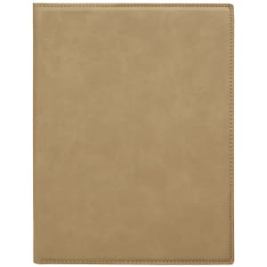 Light Brown Leatherette Portfolio