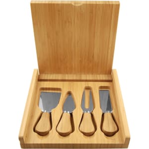 Bamboo Cheese Set with 4 Tools