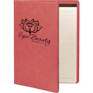 Pink Leatherette Portfolio