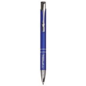 Gloss Blue Anodized Aluminum Ballpoint Pen