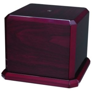 7 inch Rosewood Finish Perpetual 2-Tiered Trophy Base