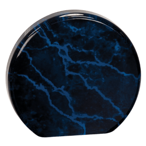 BLUE MARBLE ACRYLIC ROUND