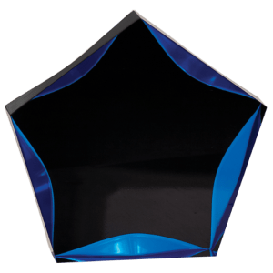 BLACK/BLUE LUMINARY STAR ACRYLIC