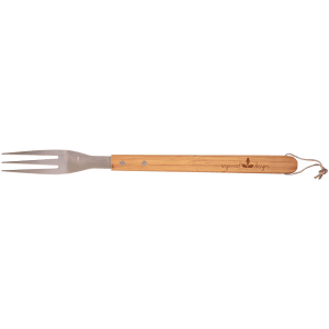 Stainless Steel BBQ Fork with Bamboo Handle