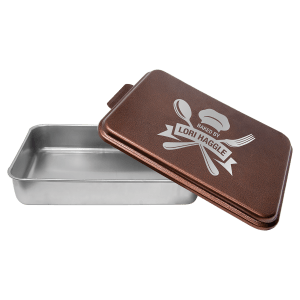 Aluminum Cake Pan with Copper Powder Coated Lid