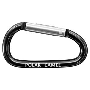 Polar Camel Water Bottle Carabiner-Black